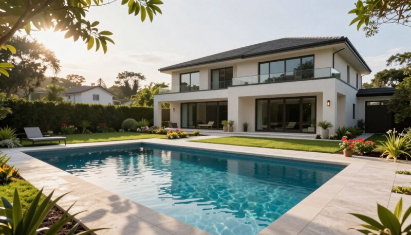 kuća bazenom i uređeno dvorište kuća bazenom i uređeno dvorište